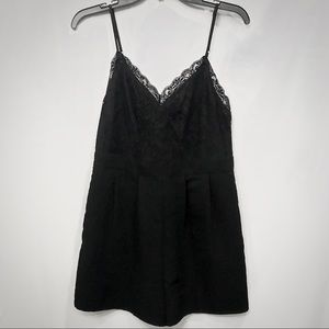 Black Lace Romper